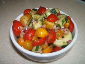 Cucumber & Tomato Salad1